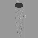 Axyaa Nordic Luxury LED Chandelier for Dining Room, Living Room, and Stairs