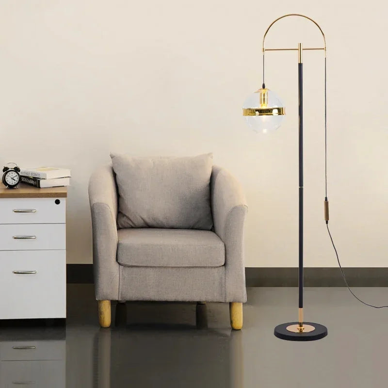 Axyaa Nordic LED Floor Lamp Family Living Room Decor Standing Light