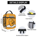 Axyaa Gudetama Cartoon Eggs Lunch Bag - Insulated Thermal Box for Picnic