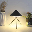Axyaa Tripod Cone Lamp LED Night Light - Touch Sensor, Tricolored, Rechargeable