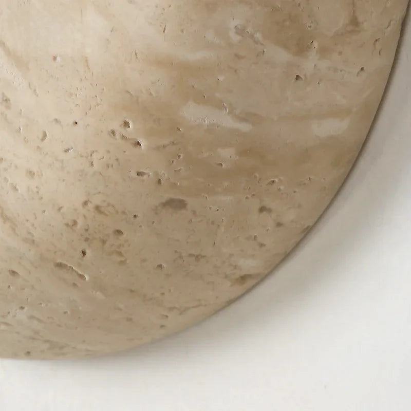 Axyaa Luxury Yellow Stone LED Wall Lamps: Modern Nordic Indoor Decor