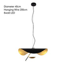 Axyaa Flying Shuttle Hat LED Chandelier – Modern Minimalist Pendant Lamp