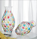 Axyaa Nordic Glass Ornament: Stylish Homestay Restaurant Vase Ornament for Elegant Living Space
