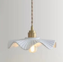Axyaa Copper Pull Chain Wall Sconce Up Down Adjustable LED Light