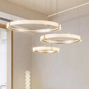 Axyaa Luxury Acrylic LED Pendant Chandelier for Home Decor