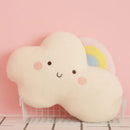 Axyaa Rainbow Sun Lightning Cloud Pillow for Girls