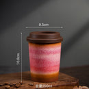 Ceramic Axyaa Coffee Cup with Silicone Cover - Set of 2