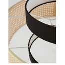 Axyaa Natural Rattan Pendant Light for Dining Living Room Home Decor