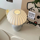 Axyaa Meringue Desk Lamp with Colorful Silk Shade