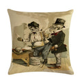 Axyaa Halloween Skull Linen Pillowcase 45*45cm
