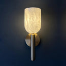 Axyaa Copper Marble Wall Lamp: Modern, Simple Design for Bedroom, Living Room, Corridor.