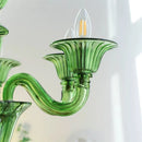 Axyaa Modern Crystal Chandelier Classic Arm Hanging Lamp for Living Room