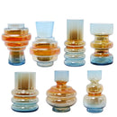 Axyaa Clear Glass Gradient Vase for Flowers & Hydroponics