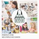 Axyaa Penguins Insulated Lunch Bag with Adjustable Strap for Picnic School Work