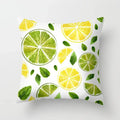 Lemon Pattern Summer Cushion Cover for Sofa Decor by Axyaa