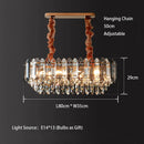 Luxury Clear Gray Crystal Ceiling Pendant Lamp by Axyaa