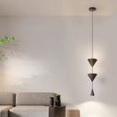 Axyaa Minimalist Conical Chandelier for Porch Bedroom & Living Room