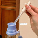 Axyaa Cartoon Plastic Water Bottle With Straw: Large Capacity Portable Sports Cup