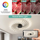 Axyaa Nordic LED Ceiling Lamp Modern Living Room Chandelier Bedroom Dining Lights