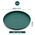 Axyaa Nordic Style Plastic Round Tray for Kitchen and Dining Essentials