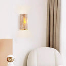 Axyaa Wabi Sabi Stone Wall Light: Elegant Home Bedside Decor Lamp for Living Room