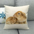 Easter Bunny Eggs Printed Pillow Covers 45x45cm - Axyaa Easter Decorations