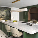 Axyaa Marble Luxury Pendant Light, Alabaster Hanging Lamp for Dining Room, High-end Lighting
