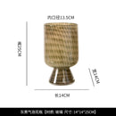 Glass Vase for Living Room, Hotel Lobby Decor by Axyaa
