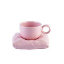 Axyaa Ceramic Coffee Cup Set: European Afternoon Tea, Breakfast Saucer, Dessert Plate, Gift