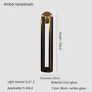 Axyaa Glass Vertical Floor Lamp LED Modern Minimalist Design Luxe Living Room Decor