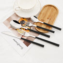 Axyaa Rosewood Handle Cutlery Set Stainless Steel Flatware