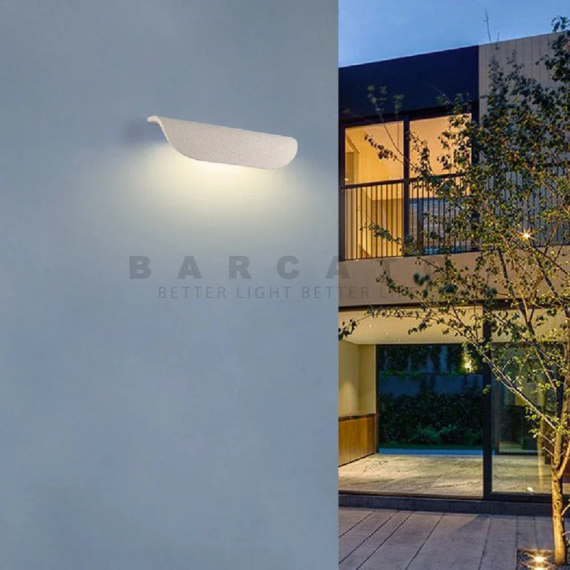 Axyaa Waterproof Grey LED Wall Lamp for Garden Corridor & Industrial Atmosphere
