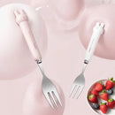 Axyaa Kids Stainless Steel Cutlery Set with Box - 3/4PCS