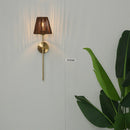 Axyaa Boho Rattan Geometric Wall Lamp Shade for Home Decor.