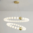 Axyaa Modern LED Chandelier for Living Room, Bedroom, Study, Dinning Table - Villa Hotel Lighting