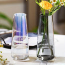 Axyaa Glass Vase for Spring and Summer Home Decor, St. Patrick's Day Easter Theme