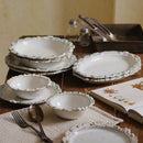 Axyaa Retro Relief Ceramic Tableware Set