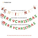 Axyaa Merry Christmas Hanging Banner Ornament: Xmas Home Decoration & Party Gift