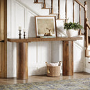 Axyaa 63" Farmhouse Entryway Console Table for Living Room, Hallway & Foyer