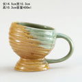 Axyaa Ceramic Kiln Coffee Cup Creative Beer Mug Retro Water Bottle Large Capacity Mug