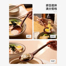 Axya Natural Nanmu Wooden Soup Spoon - 1PC