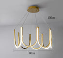 Axyaa Modern Indoor Pendant Lights LED Chandeliers for Dining & Living Room