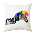 Axyaa Wild Animal Pillow Cover 45*45cm - Decorative Cushion for Living Room, Sofa, Car