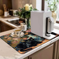 Axyaa Vintage Flower Plant Vase Drying Mat Absorbent Non-Slip Placemat