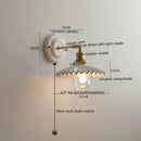 Axyaa Nordic Ceramic LED Wall Lights for Bedroom Living Room Decoration