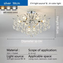 Axyaa Luxury Crystal LED Chandelier for Elegant Home Lighting