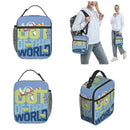 Axyaa Toy Story Cartoon Insulated Lunch Bag - Portable Food Cooler