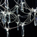 Axyaa Starry Sky Crystal Pendant Light for Living Room & Bedroom