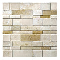 Axyaa Faux Stone Self-Adhesive Wall Panel Tile Sticker for Bathroom Kitchen