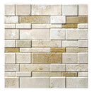 Axyaa Faux Stone Self-Adhesive Wall Panel Tile Sticker for Bathroom Kitchen